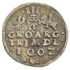 trojak 1602, Wilno, Iger V.02.3 R7, Ivanauskas 1092:221...