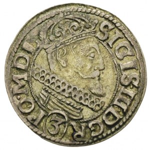 trzykrucierzówka 1616, Kraków, piękny egzemplarz, patyn...