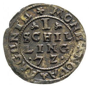 Jan Karol Chodkiewicz 1572-1573, szeląg 1572, Dahlen, N...
