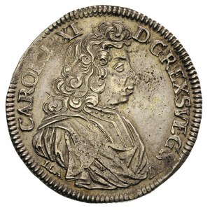 2/3 talara (gulden) 1689, Szczecin, odmiana ze znakiem ...