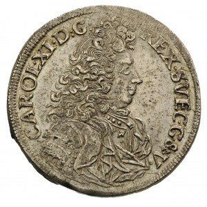 2/3 talara (gulden) 1695, Szczecin, litery ILA, Ahlströ...