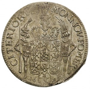 2/3 talara (gulden) 1695, Szczecin, litery ILA, Ahlströ...