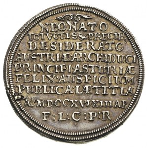 ćwierćtalar pamiątkowy 1716, Nysa, F.u.S. 2755, rzadki ...