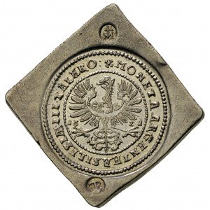3 talary 1621, Oława, klipa, 12.35 g, F.u.S. 83, bardzo...
