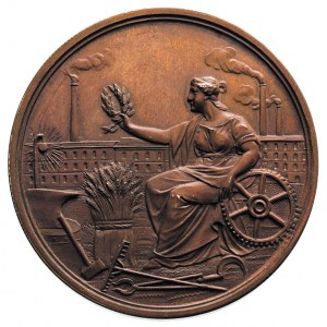 Wystawa w Wadowicach 1907, medal niesygnowany, Aw: W wi...