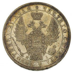 rubel 1853 H-I, Petersburg, Bitkin 231, patyna