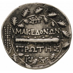 Macedonia, Cztery Regiony 158-150 pne, tetradrachma, Am...