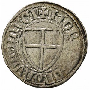 Winrych von Kniprode 1351-1382, szeląg, Aw: Tarcza wiel...