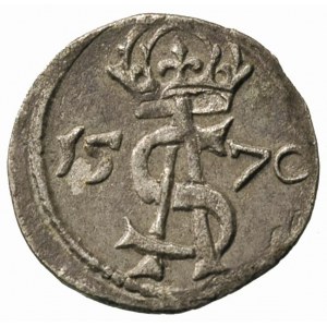 dwudenar 1570, Wilno, Ivanauskas 450:66, moneta z 21 au...