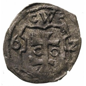 denar 1562, Wschowa, H-Cz. 521 R6, T.35, bardzo rzadki ...