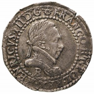 1/2 franka 1587 / B,  Rouen, Duplessy 1131 B, moneta rz...