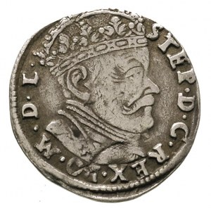 trojak 1584 Wilno, odmiana z dużą głową króla, Iger V.8...
