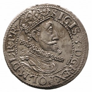 ort 1615, Gdańsk, kropka za łapą niedźwiedzia, moneta b...