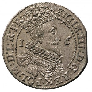 ort 1624/3, Gdańsk, moneta wybita na krążku z krawędzi ...