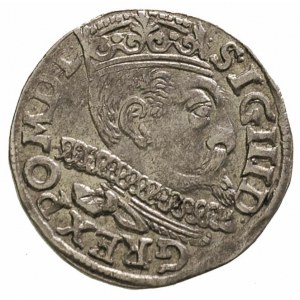 trojak 1598, Poznań, litera P z lewej strony herbu Lewa...