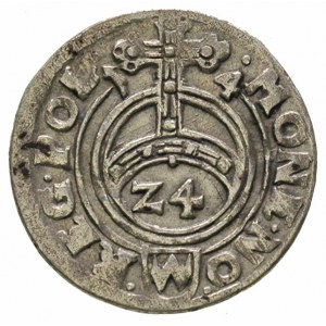 półtorak 1614, Bydgoszcz, T. 4, rzadki typ monety z Orł...