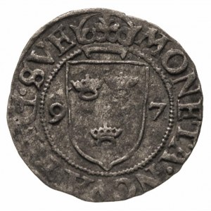 1/2 öre 1597, Sztokholm, Ahlström 22.a, patyna