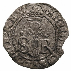 1/2 öre 1598, Sztokholm, Ählström 23, moneta pęknięta, ...