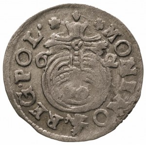 półtorak 1662, Poznań, na powierzchni monety widoczny b...