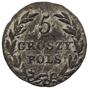 5 groszy 1816, Warszawa, Plage 112, Bitkin 854, widoczn...