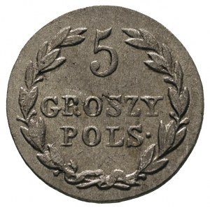 5 groszy 1826, Warszawa, Plage 122, Bitkin 1015, piękne...