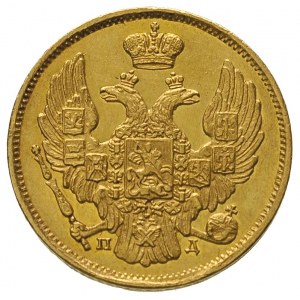 3 ruble = 20 złotych 1837, Petersburg, złoto 3.91 g, Pl...