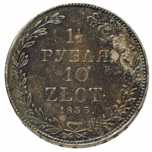 1 1/2 rubla = 10 złotych 1836, Petersburg, Plage 327, B...
