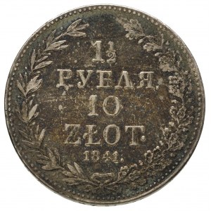 1 1/2 rubla = 10 złotych 1841, Warszawa, Plage 339, Bit...