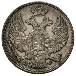 15 kopiejek = 1 złoty 1836, Warszawa, Plage 406, Bitkin...