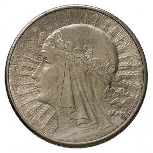 10 złotych 1932, Anglia, Głowa Kobiety, Parchimowicz 12...