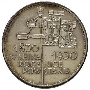 5 złotych 1930, Warszawa, Sztandar, moneta wybita głębo...