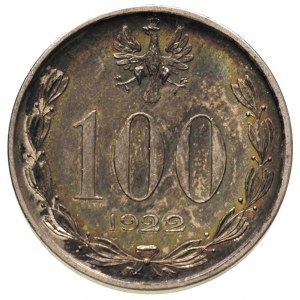 100 marek (bez nazwy nominału) 1922, Józef Piłsudski, s...