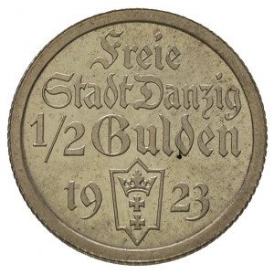 1/2 guldena 1923, Utrecht, Koga, Parchimowicz 59.c, mon...