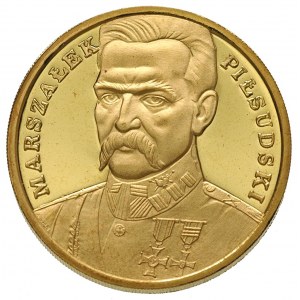 200.000 złotych 1990, Solidarity Mint - USA, Józef Piłs...
