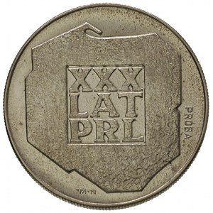 200 złotych 1974, XXX LAT PRL, na rewersie wypukły napi...