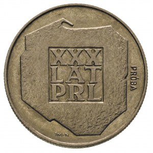 20 złotych 1974, XXX LAT PRL, na rewersie wypukły napis...