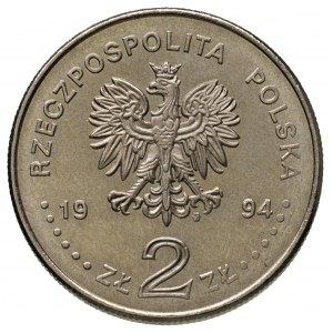 2 złote 1994, 75 lat Związku Inwalidów Wojennych RP, na...