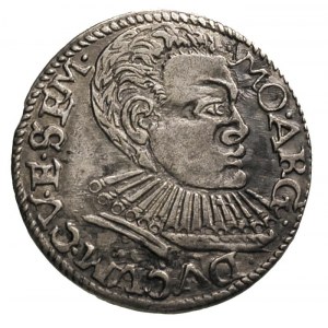 Fryderyk Kettler 1587-1642, trojak 1596, Mitawa, Iger K...