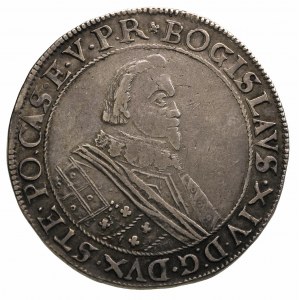 talar 1634, Szczecin, Aw: Popiersie i napis, Rw: Tarcza...