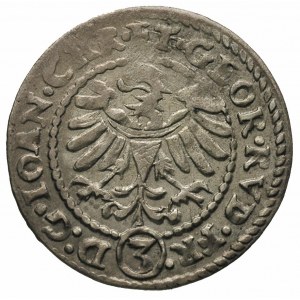 3 krajcary 1607, Złoty Stok, F.u.S. 1418, delikatna pat...