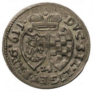 3 krajcary 1611, Złoty Stok, F.u.S. 1477, delikatna pat...