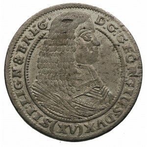 XV krajcarów 1662, Brzeg, F.u.S. 1853, mennicza wada bl...