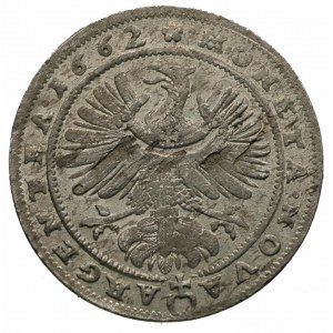 XV krajcarów 1662, Brzeg, F.u.S. 1853, mennicza wada bl...