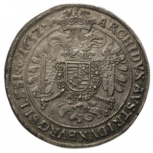 talar 1632, Wrocław, Aw: Popiersie i napis, Rw: Orzeł c...