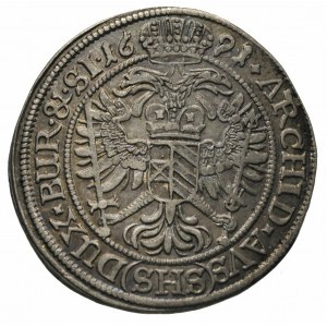VI krajcarów 1691, Wrocław, F.u.S. 581, bardzo ładny, p...
