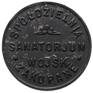 Zakopane, 50 groszy Spółdzielni Sanatorium Wojskowego, ...