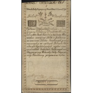 10 złotych 8.06.1794, seria C, Miłczak A2, Lucow 17 (R3...