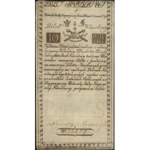10 złotych 8.06.1794, seria C, Miłczak A2, Lucow 19 (R3...