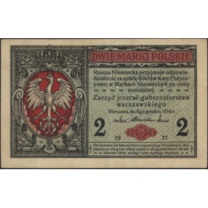 2 marki polskie 9.12.1916, \jenerał, seria B
