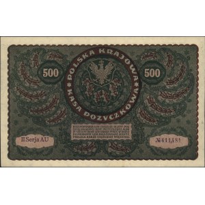 500 marek polskich 23.08.1919, II seria AU, Miłczak 28d...